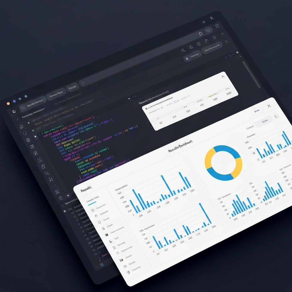 AssignEase code editor with results dashboard